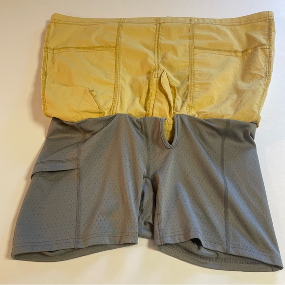 Title Nine Women's Skirt With Built-In Shorts Yellow Size 4 - Picture 6 of 7